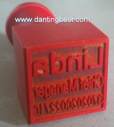 rubber seal engraving