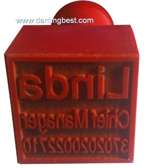 rubber seal engraving